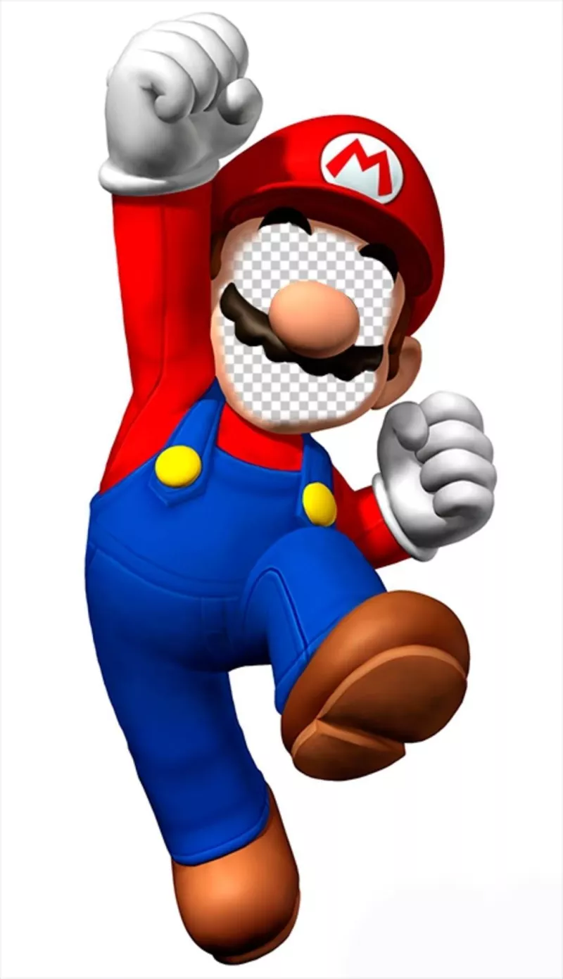 Fotomontaje para poner tu cara en Super Mario y diviértete ..