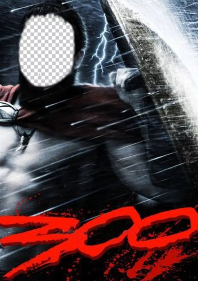 Fotomontaje para ser parte del poster de la película de gladiadores 300 ..