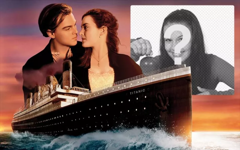 Marco para fotos de Titanic ..