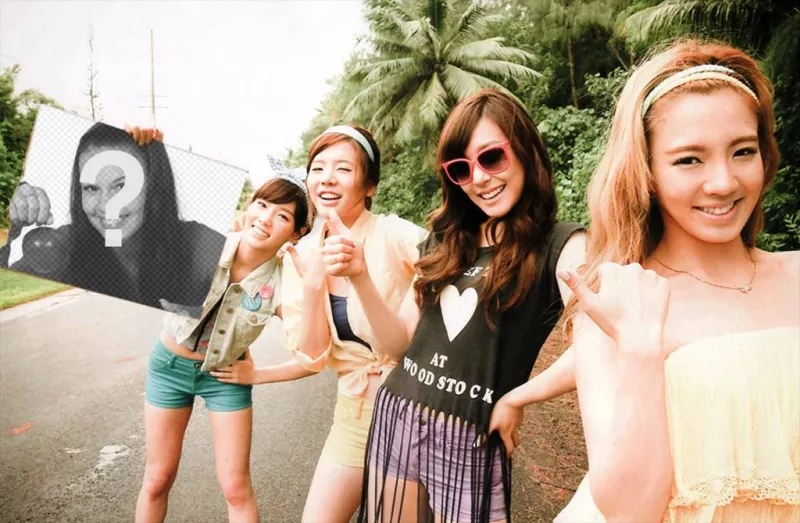 Fotomontaje con las chicas de SNSD ..