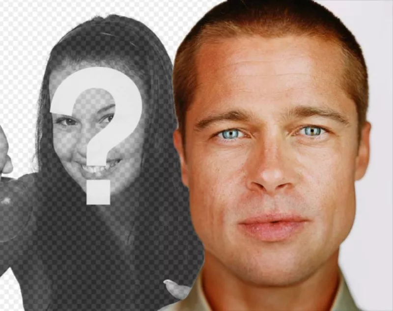 Fotomontaje para tus fotos con Brad Pitt ..