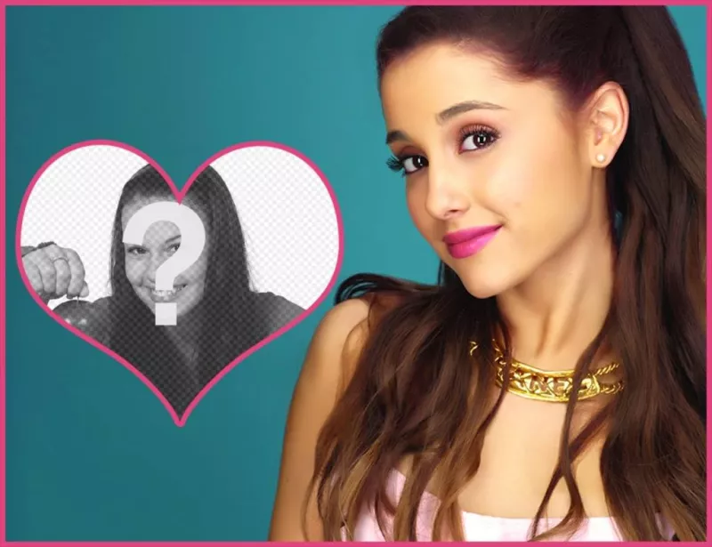 Fotomontaje con Ariana Grande ..