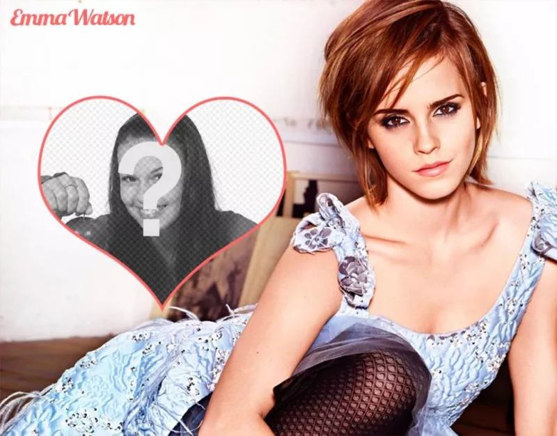 Fotomontaje con Emma Watson ..