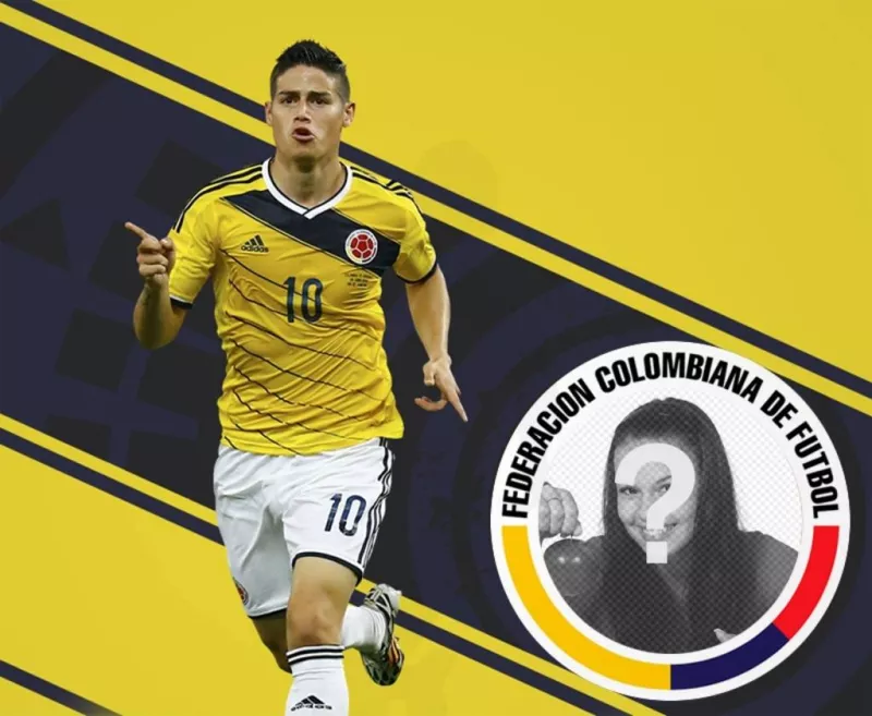 Fotomontaje de James Rodriguez ..