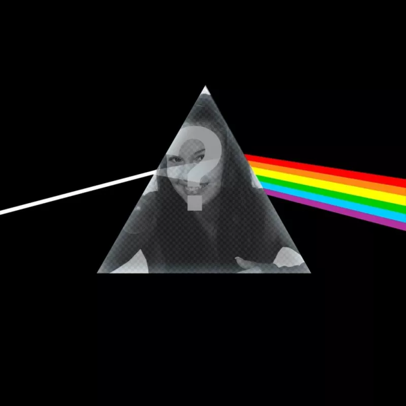 Fotomontaje con el CD de Pink Floyd ..