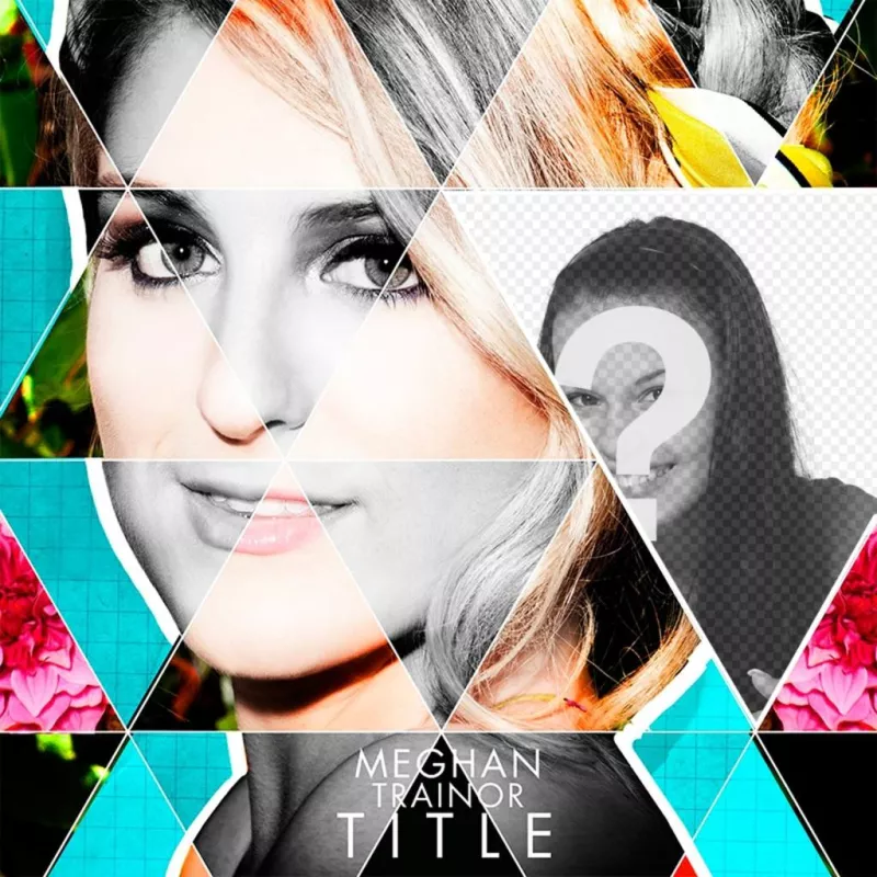 Fotomontaje con la portada de CD de Meghan Trainor ..