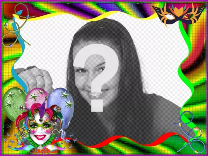 marco de fotos de carnaval para personalizar online fotoefectos marco de fotos de carnaval para
