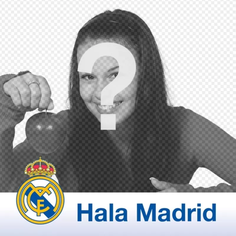 Escudo y texto de Hala Madrid para ponerlo en tu foto de perfil junto con el escudo del Real..