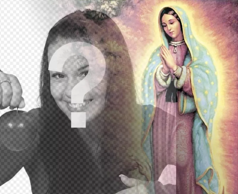 Fotomontajes con imágenes de la Virgen de Guadalupe ..