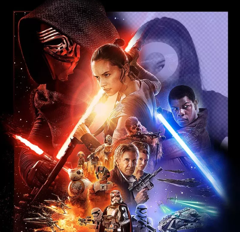 Fotomontaje del Poster de Star Wars VII para subir tu foto ..