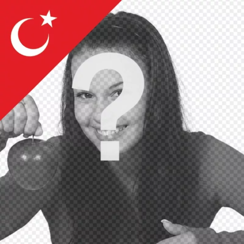 La bandera de Turquia en una esquina de tus fotos ..