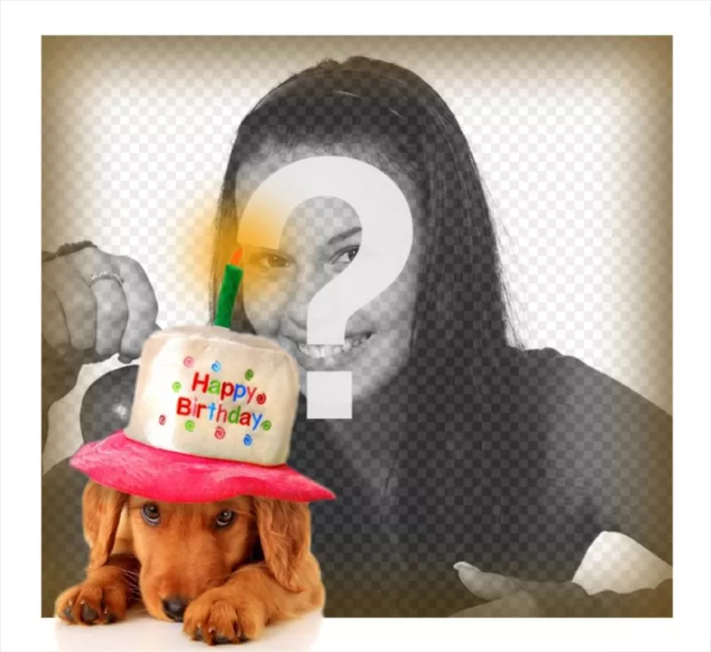 Felicita con esta tarjeta de cumpleaños con un cachorrito ..