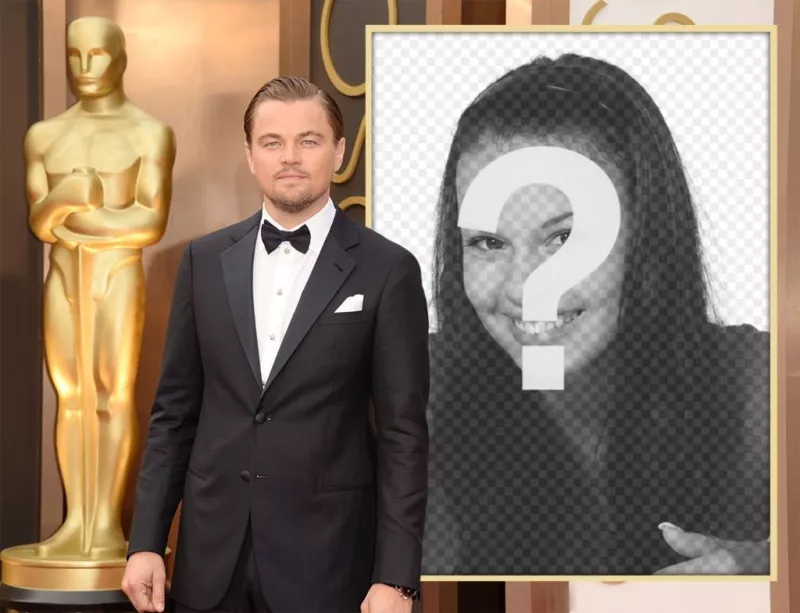 Leonardo DiCaprio en la gala de los Premios Oscar para editar con tu foto ..