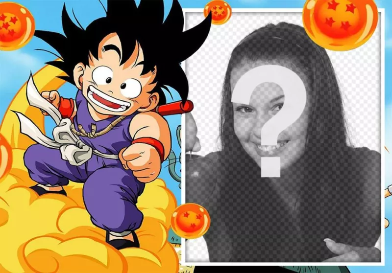 Fotomontajes y marcos con Son Goku ..