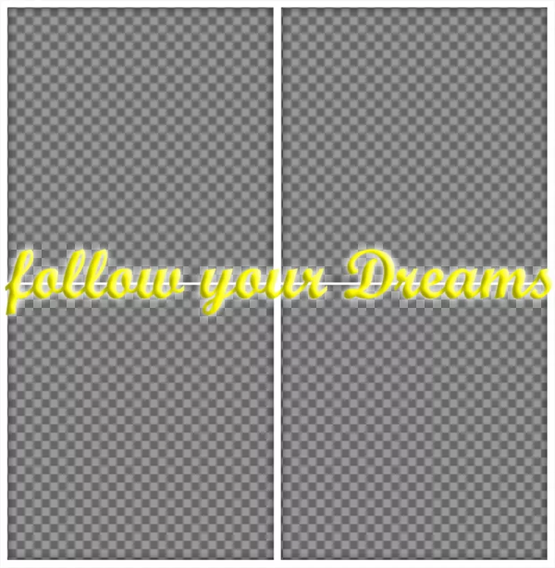 Foto collage con la frase FOLLOW YOUR DREAMS para subir 4 de tus fotos ..