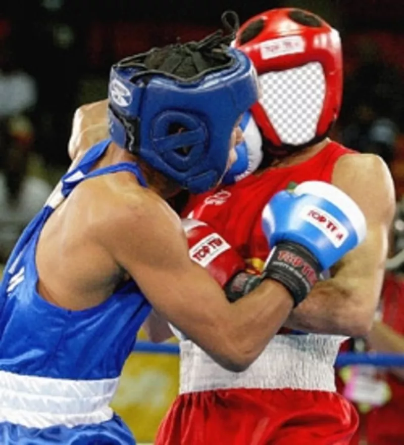 Montaje fotográfico que te permitirá verte como un boxeador profesional ..