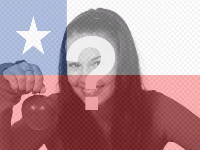 Fotomontaje para poner la bandera de Chile ..