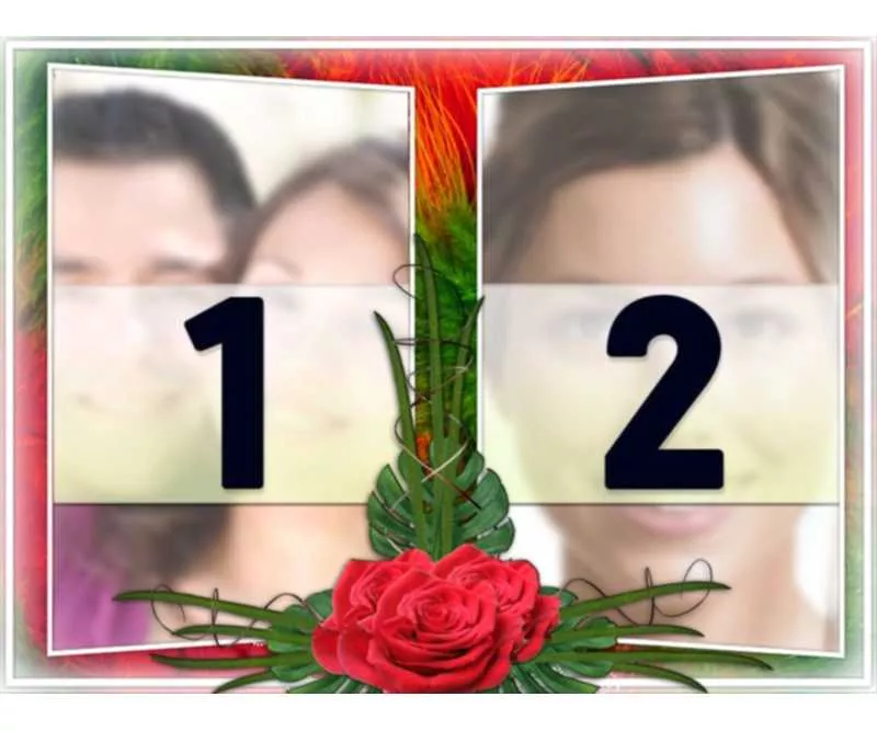 Marcos para fotos con flores y rosas online - Fotoefectos Marcos para fotos con flores y rosas online - Fotoefectos