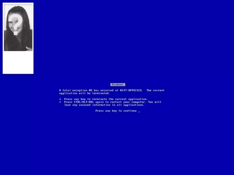 Obten tu propio fondo de pantalla para twitter de la pantalla azul de windows BSOD para personalizar con tu..