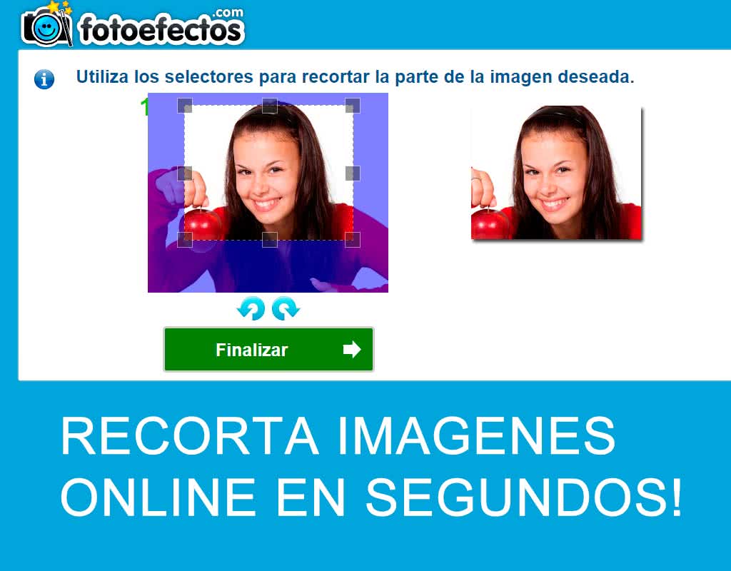 Recortar imagenes online es fácil