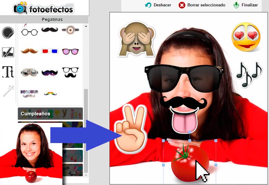 stickers online con tus fotos