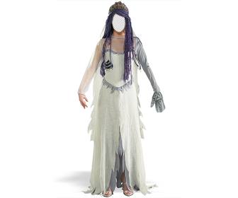 fotomontaje un disfraz novia cadaver online puedes editar