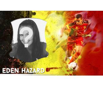 montaje eden hazard joven futbolista seleccion belga