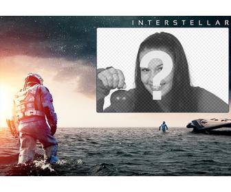 collage poner imagen foto promocional peli interstellar