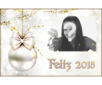 tarjeta feliz ano 2015 personalizar fotos