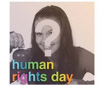 fotomontaje dia derechos humanos foto