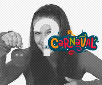 adorna fotos sticker carnaval gratis