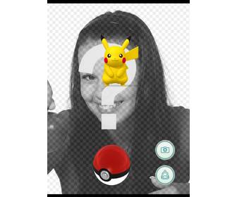 fotomontaje pikachu aplicacion pokemon go poner foto