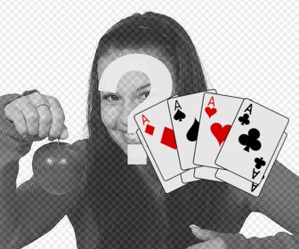 sticker jugada poker cartas as poner fotos