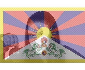 foto filtro bandera tibet puedes foto perfil