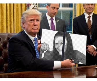 Fotomontajes de Donald Trump para poner tus fotos