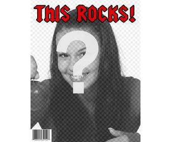 conviertete estrella rock creando portada personalizada foto revista this rocks