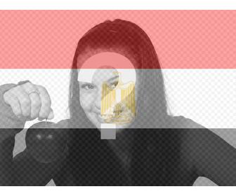 bandera egipto poner fotos