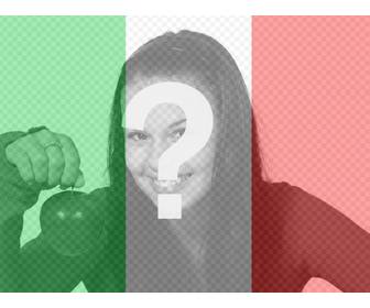 bandera italia foto montajes online