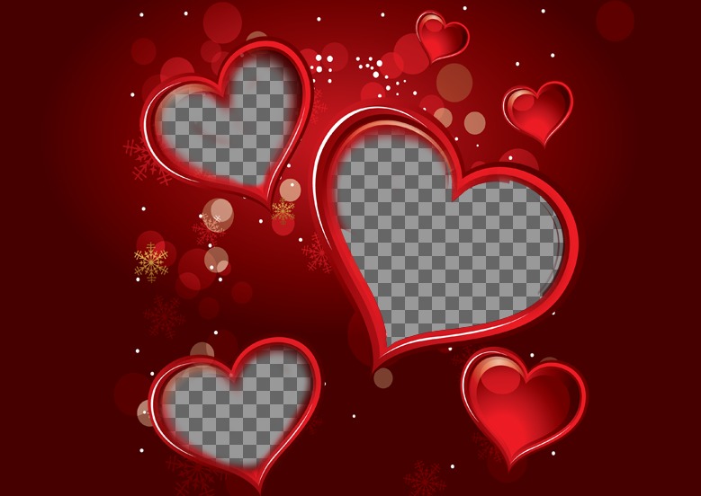 Marcos Para Fotos De Corazones Fotoefectos