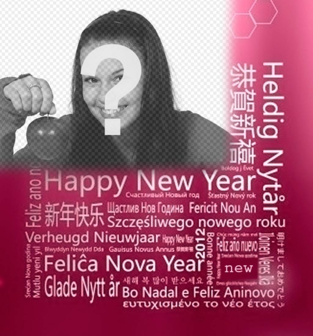 Felicitación de Año nuevo en diferentes lenguajes para poner tu..