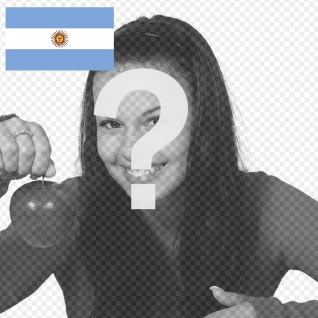 Bandera de argentina para crear tu imagen de perfil de facebook personalizado..