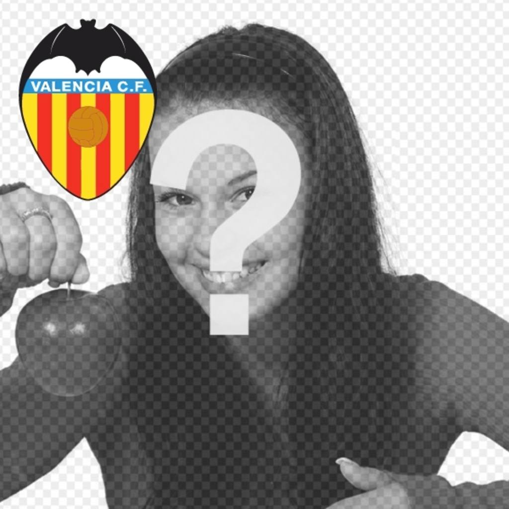 Escudo de Valencia Futbol Club para personalizar online tus fotos de Facebook con forma