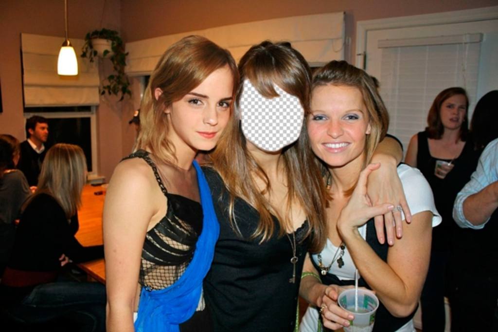 Crea un fotomontaje con Emma Watson. ..