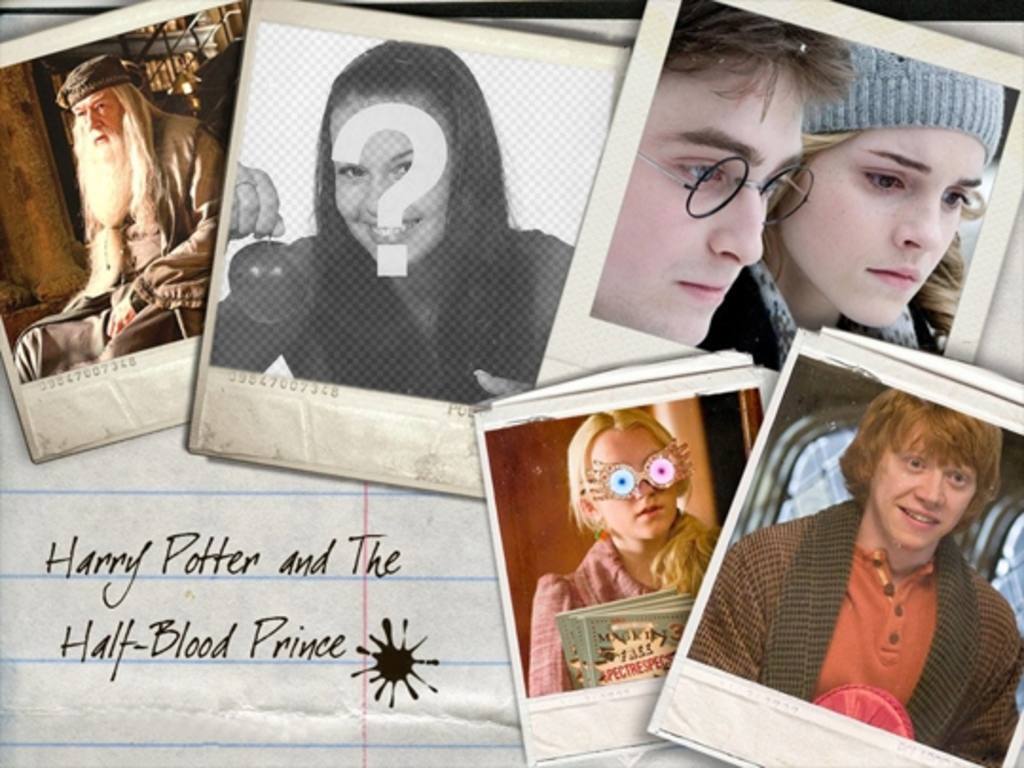 Pon tu foto junto a los protagonistas de la película de Harry Potter: Hermione Granger, Ron Weasley... ..