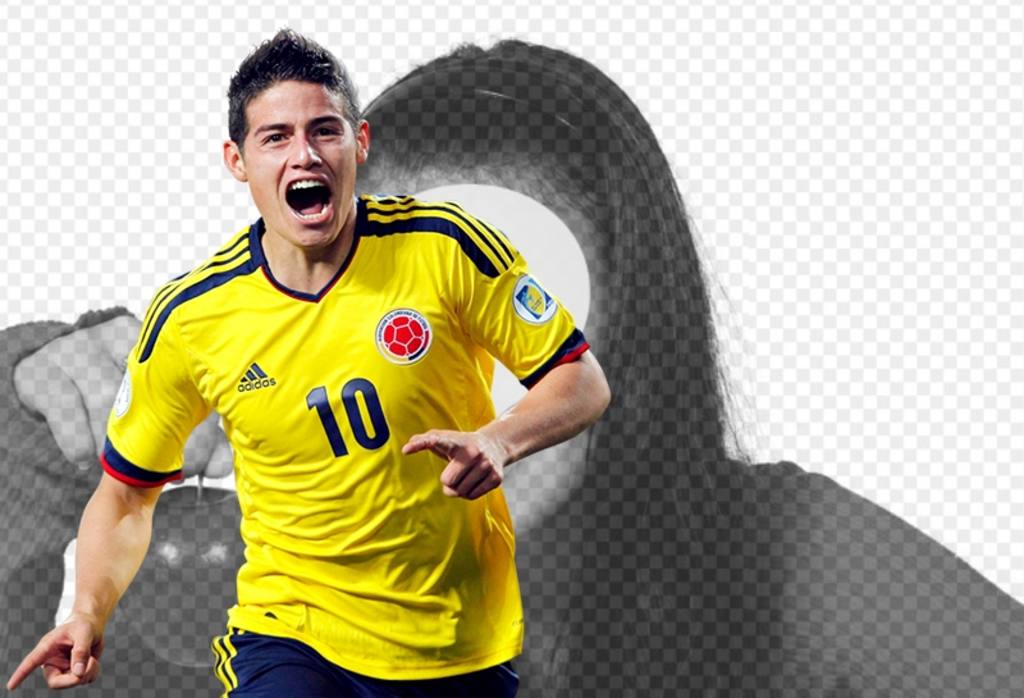 Fotomontajes con James Rodríguez de Colombia. ..