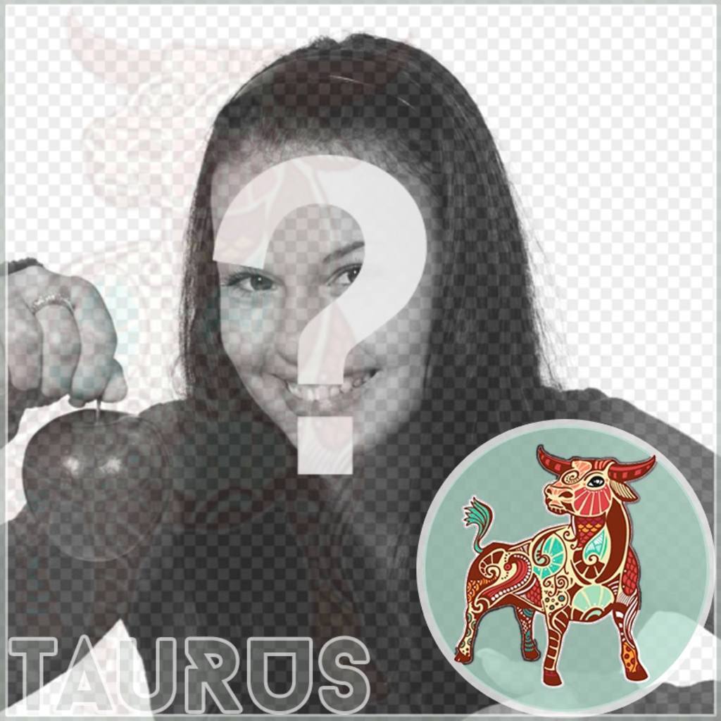 Composición del zodiaco Tauro para tus fotos de perfil. ..