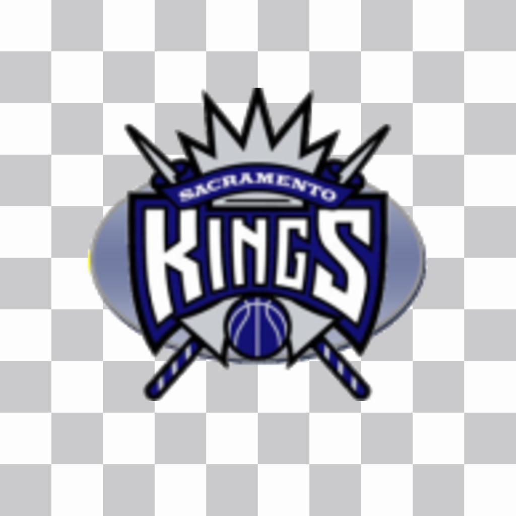 Pegatina con el logo del Sacramento Kings. ..