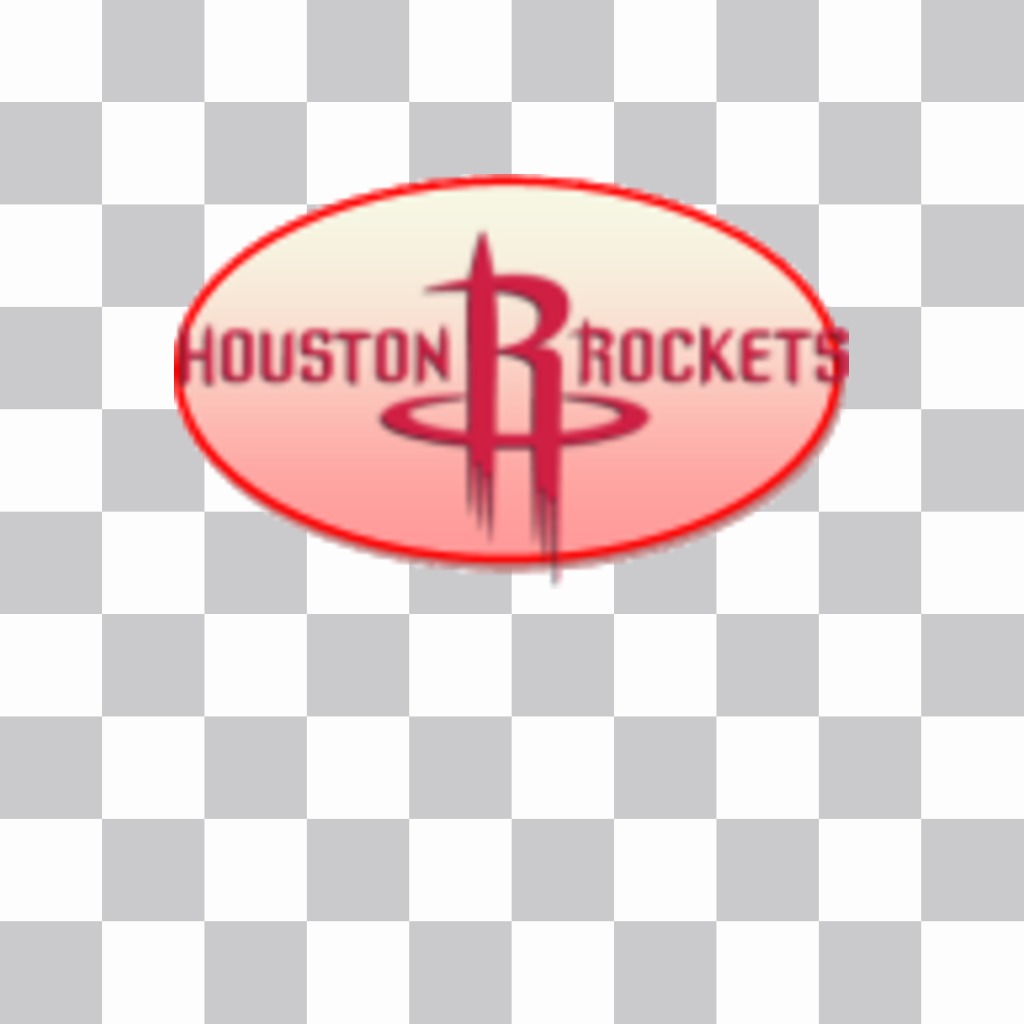 Sticker del logo de los Houston Rockets. ..