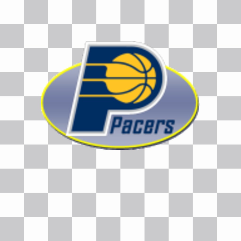 Pegatina con el escudo de los Indiana Pacers. ..