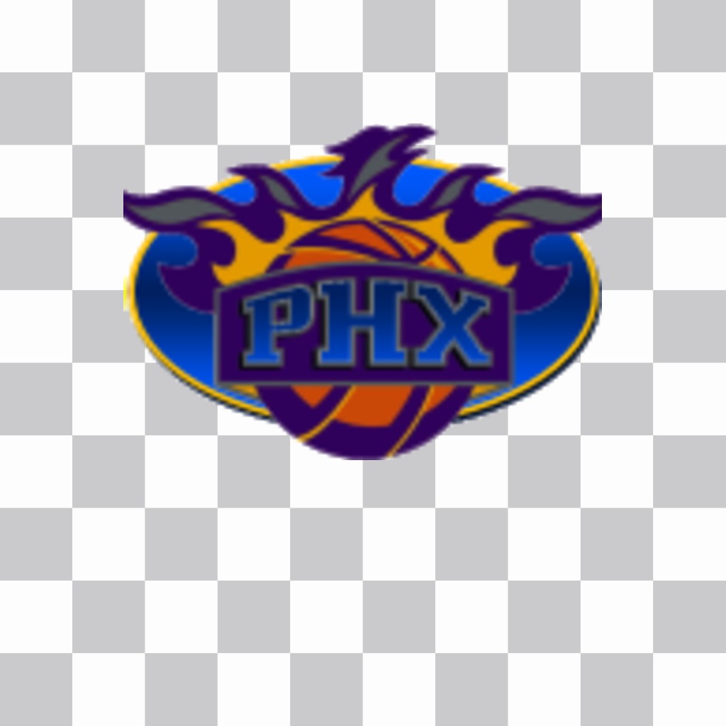 Pegatina con el escudo de los Phoenix Suns. ..